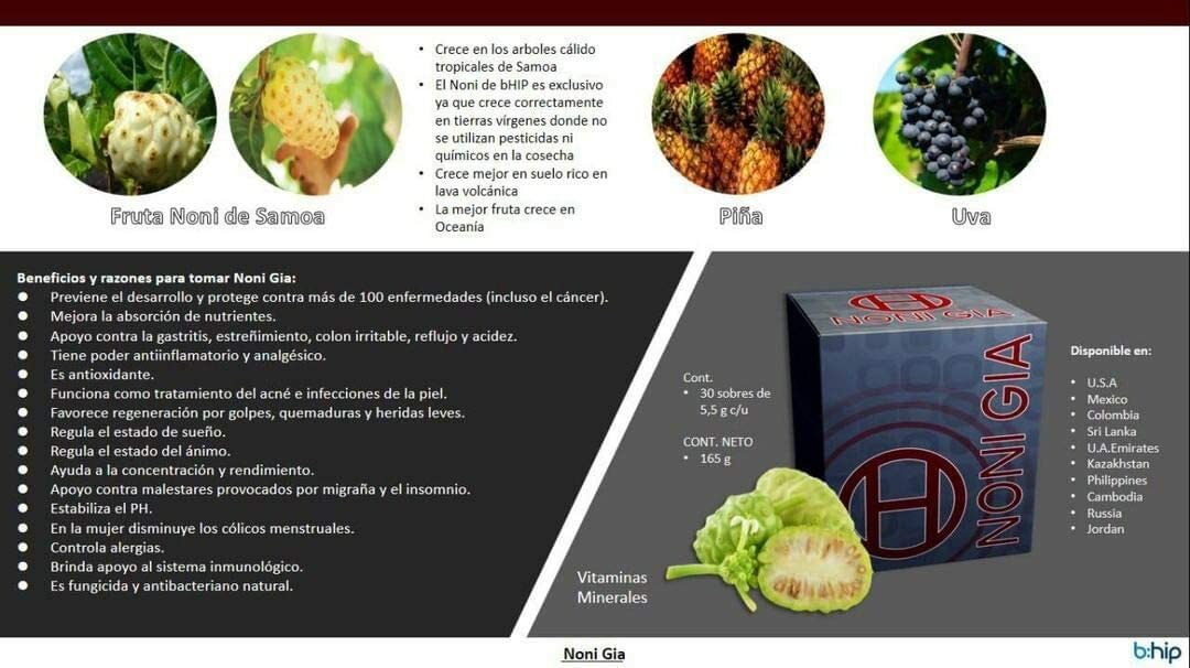Noni Gia by BHIP Global – Powerful Energy Blend – Improves Energy&Fitness