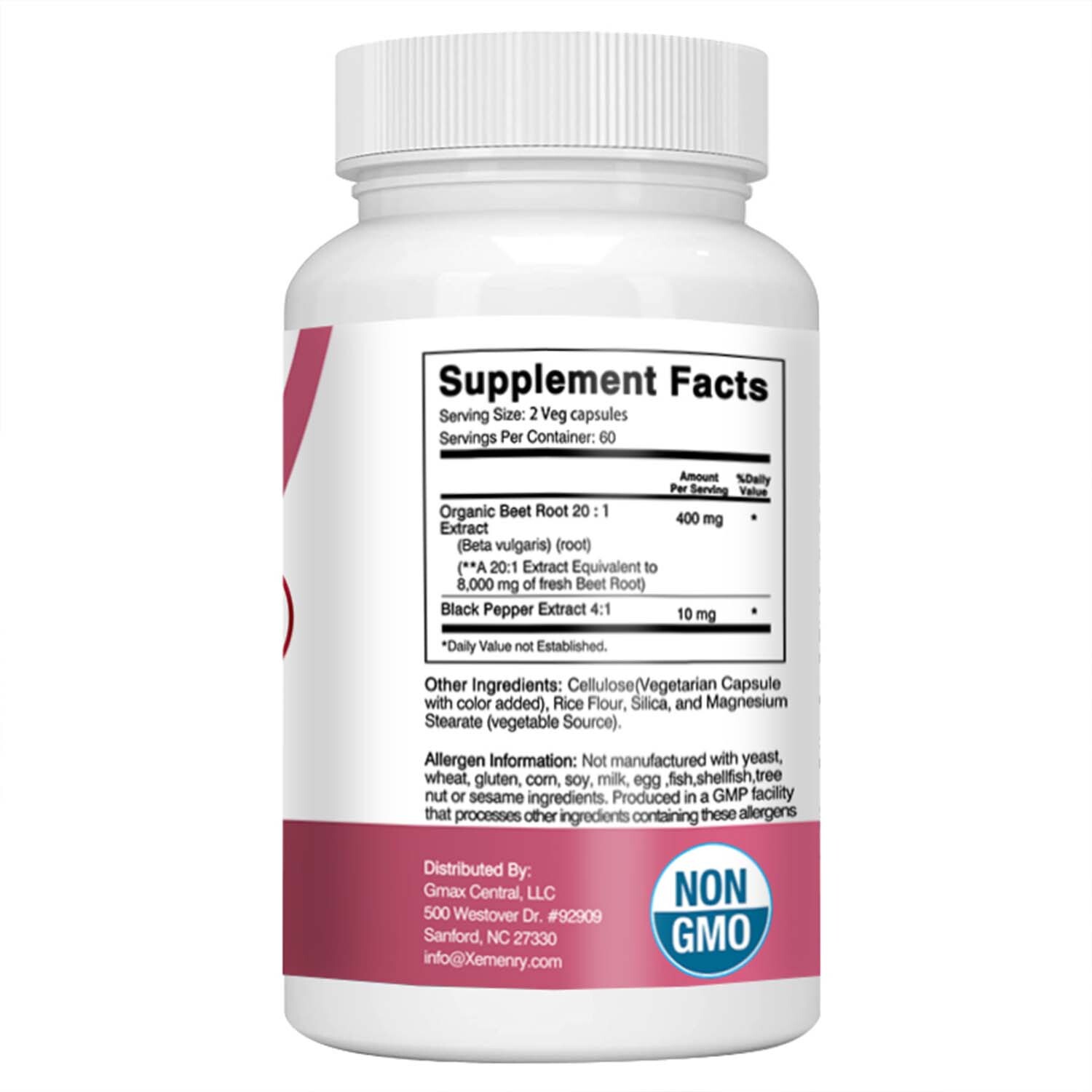 Beet Root 8000mg-Nitric Oxide Booster, Blood Pressure Support, Digestion Support