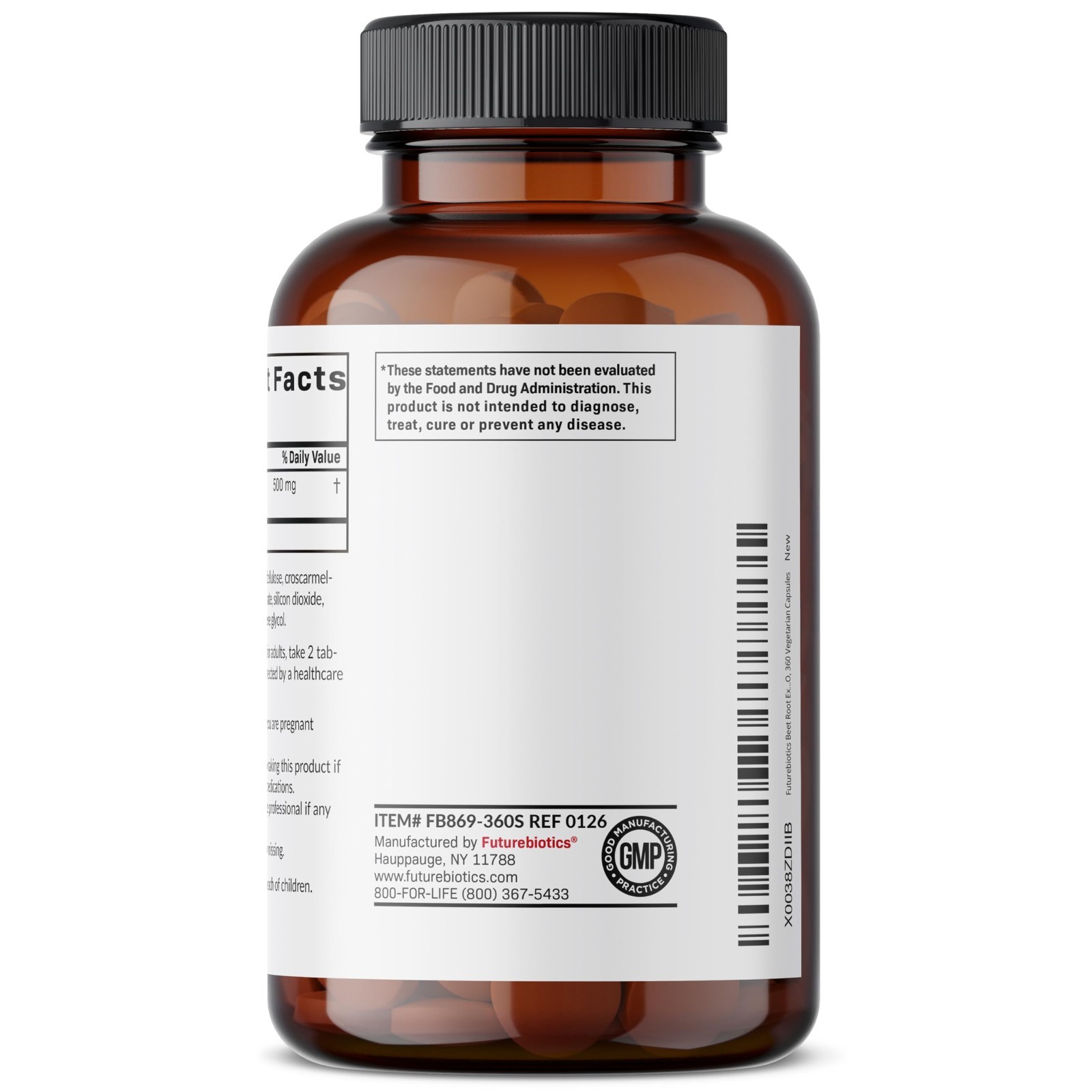 Extra Strength Beet Root Supplement, Non-GMO, 360 Veggie Tablets for Energy Boos