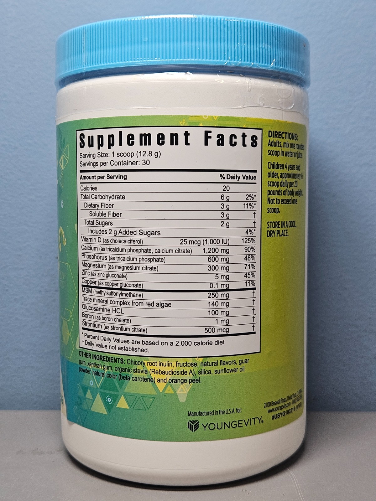 Youngevity Beyond Osteo FX Tropical Vanilla 0.85 lb – New & Sealed Exp 12/2028