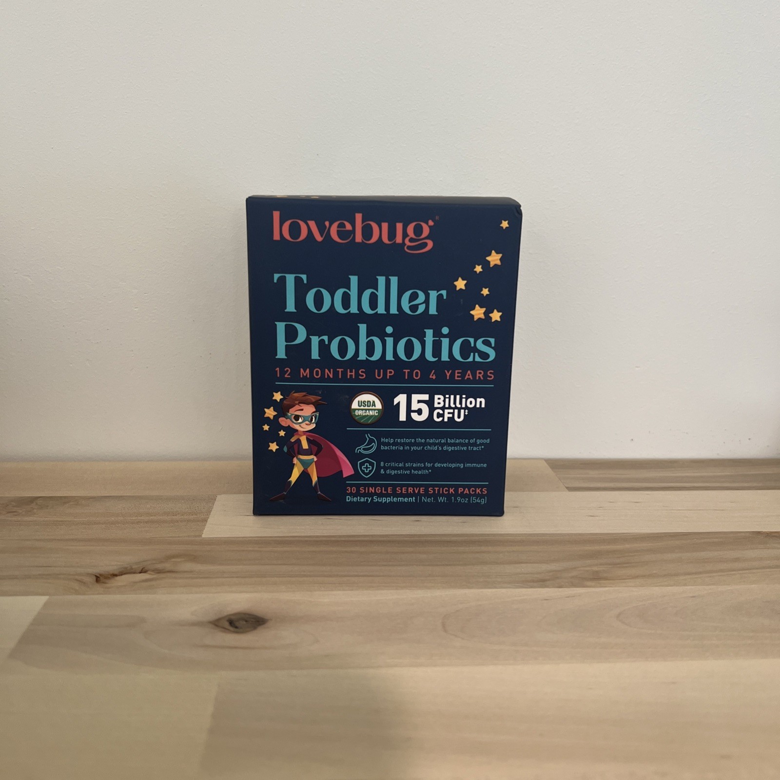 Toddler Probiotics, 12 Months Up To 4 Years, 15 Billion CFU, 30 Single Serve