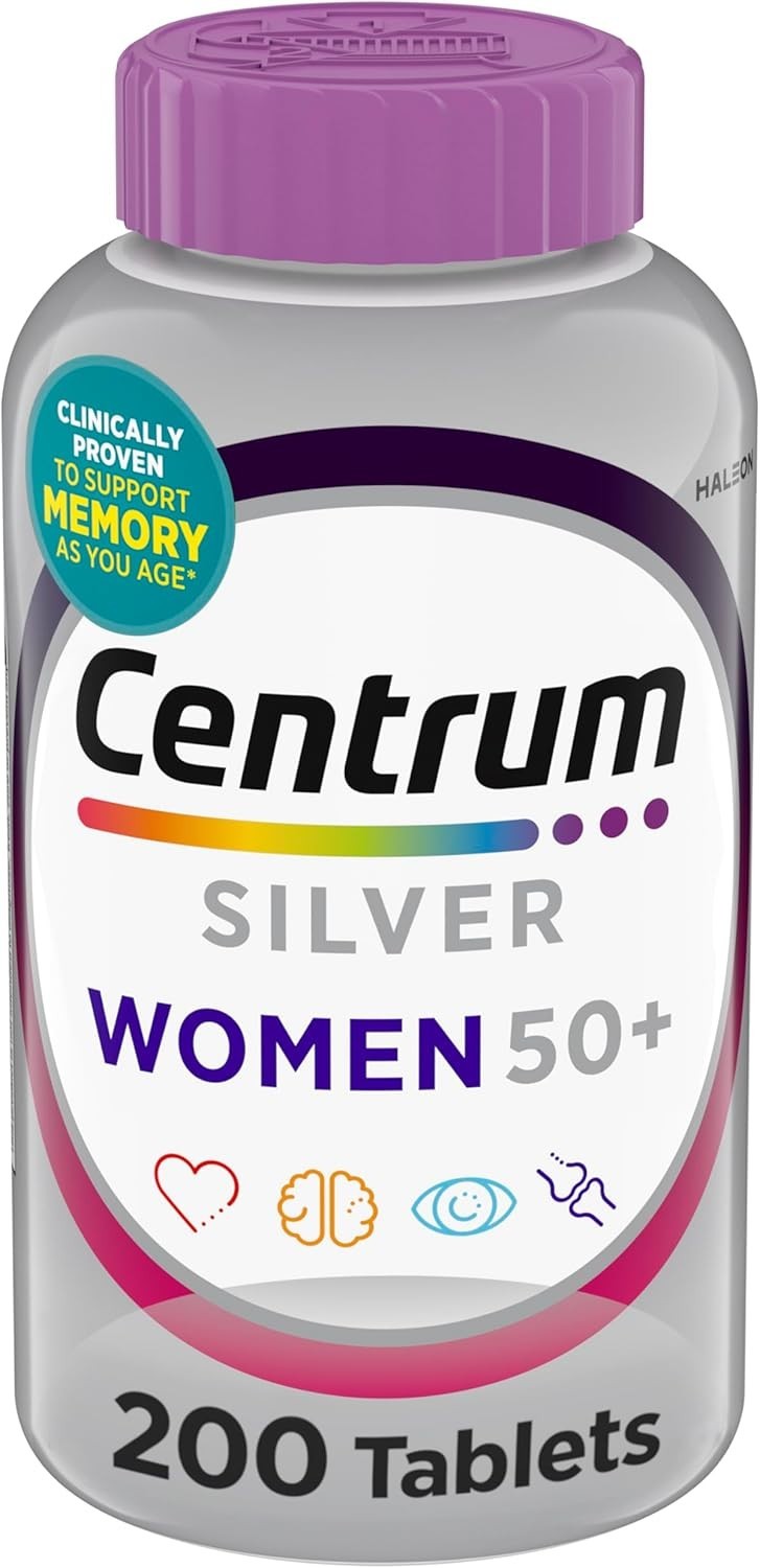 Centrum Silver Women’s Multivitamin for Women 50 Plus, Multivitamin/Multimineral