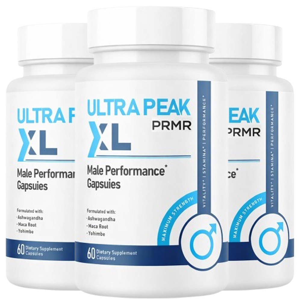 (3 Pack) Ultra Peak XL Man’s Advanced Male Support Supplement – 180 capsules