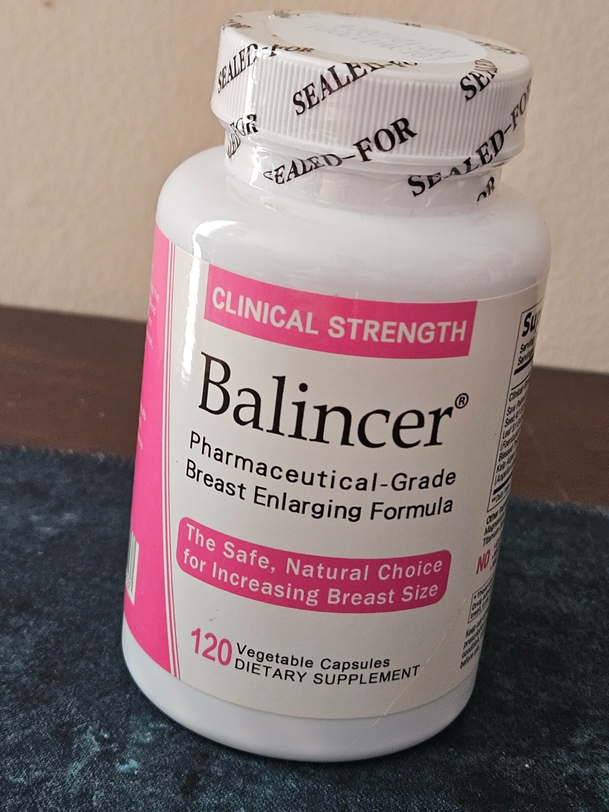 Balincer breast enlarging formula 120 capsules dietary supplement exp.12/26