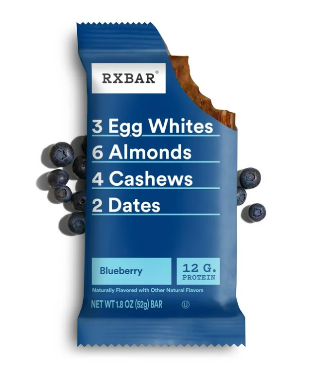 RXBAR Protein Bars Gluten-Free, Blueberry, 10 Count