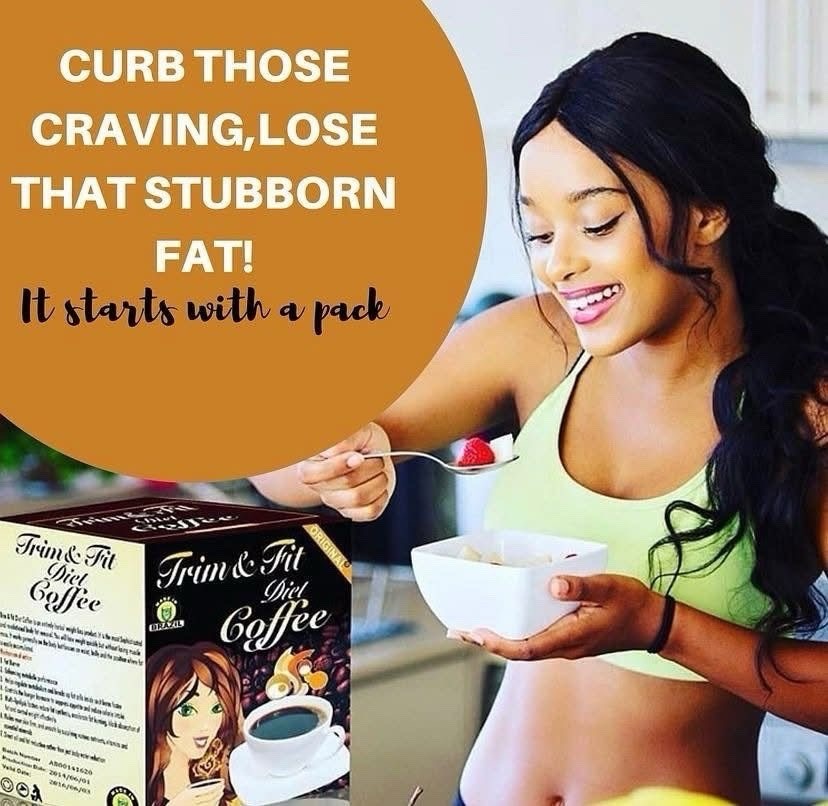 Trim & Fit Diet Coffee Instant Slim Coffee Mix Weight Loss Energy Boost Sachets
