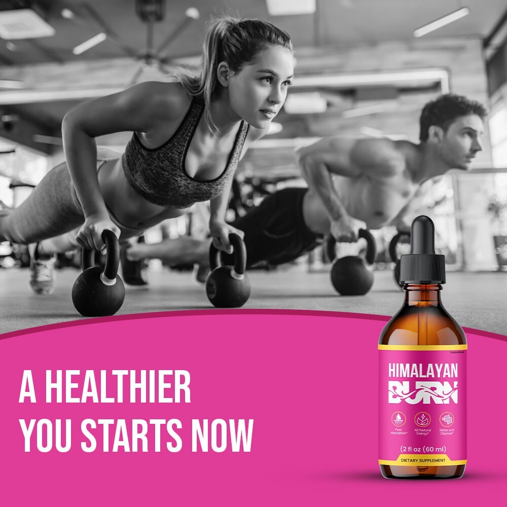 Himalayan Burn Drops Liquid Supplement, Himalayan Burn Max Strength (2 Pack)