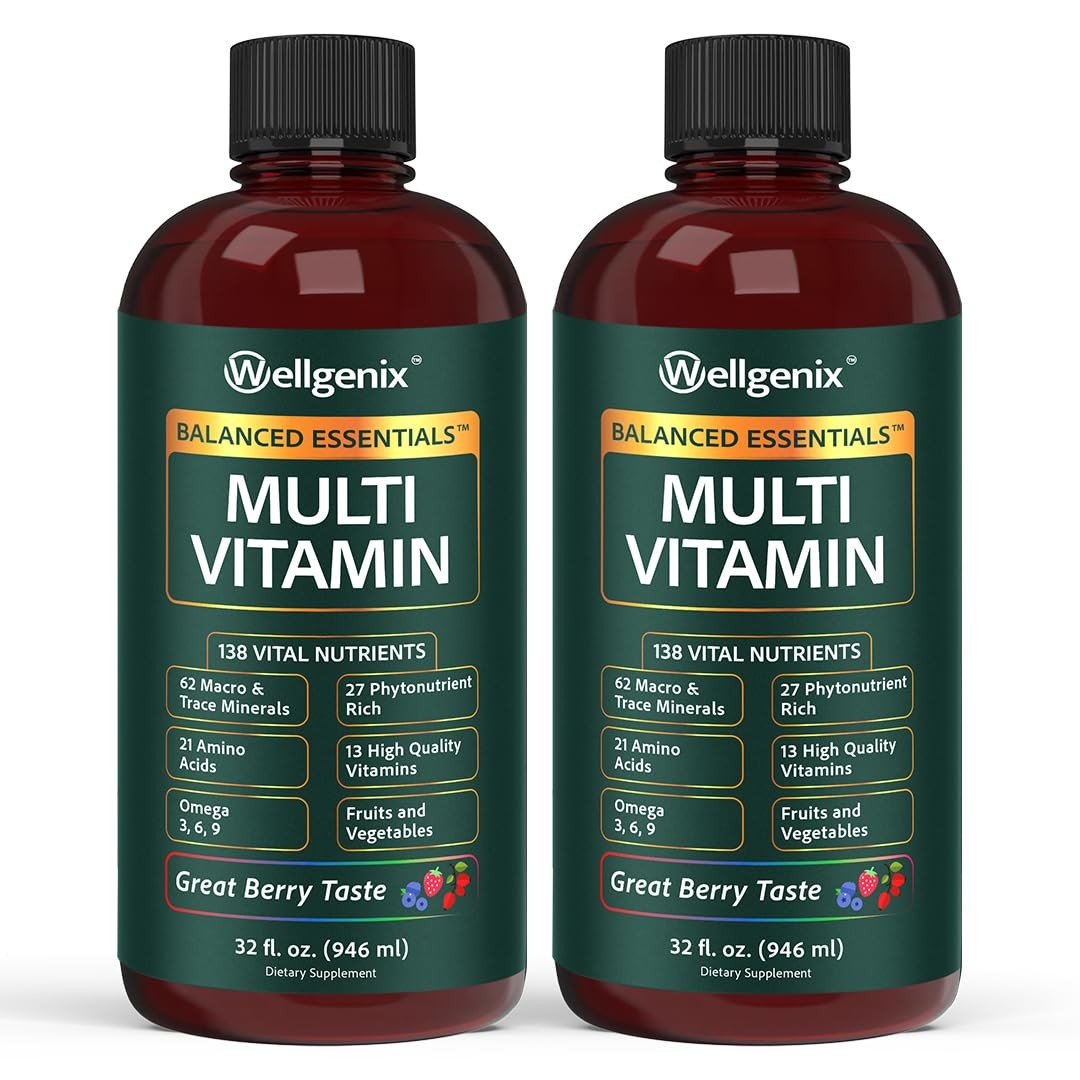 Balanced Essentials 2 Pack Natural Liquid Nutritional Supplement Vitamin 32 O…