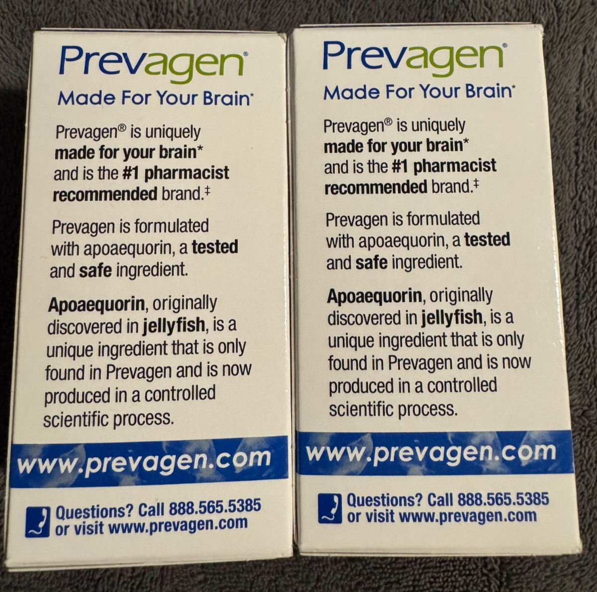 Lot Of 2 Genuine Sealed Boxes Of Prevagen 30×2 60 Berry Chewable Tablets
