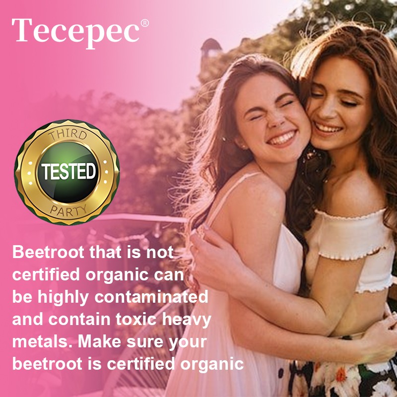Organic Beet Root Powder 1300mg Per Serving 120Capsules Support Digestive Health