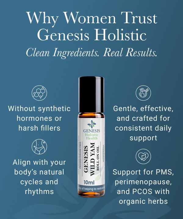 100% Authentic Genesis Wild Yam Oil Roll-On for Hormone Balance: Barbara O’Neill