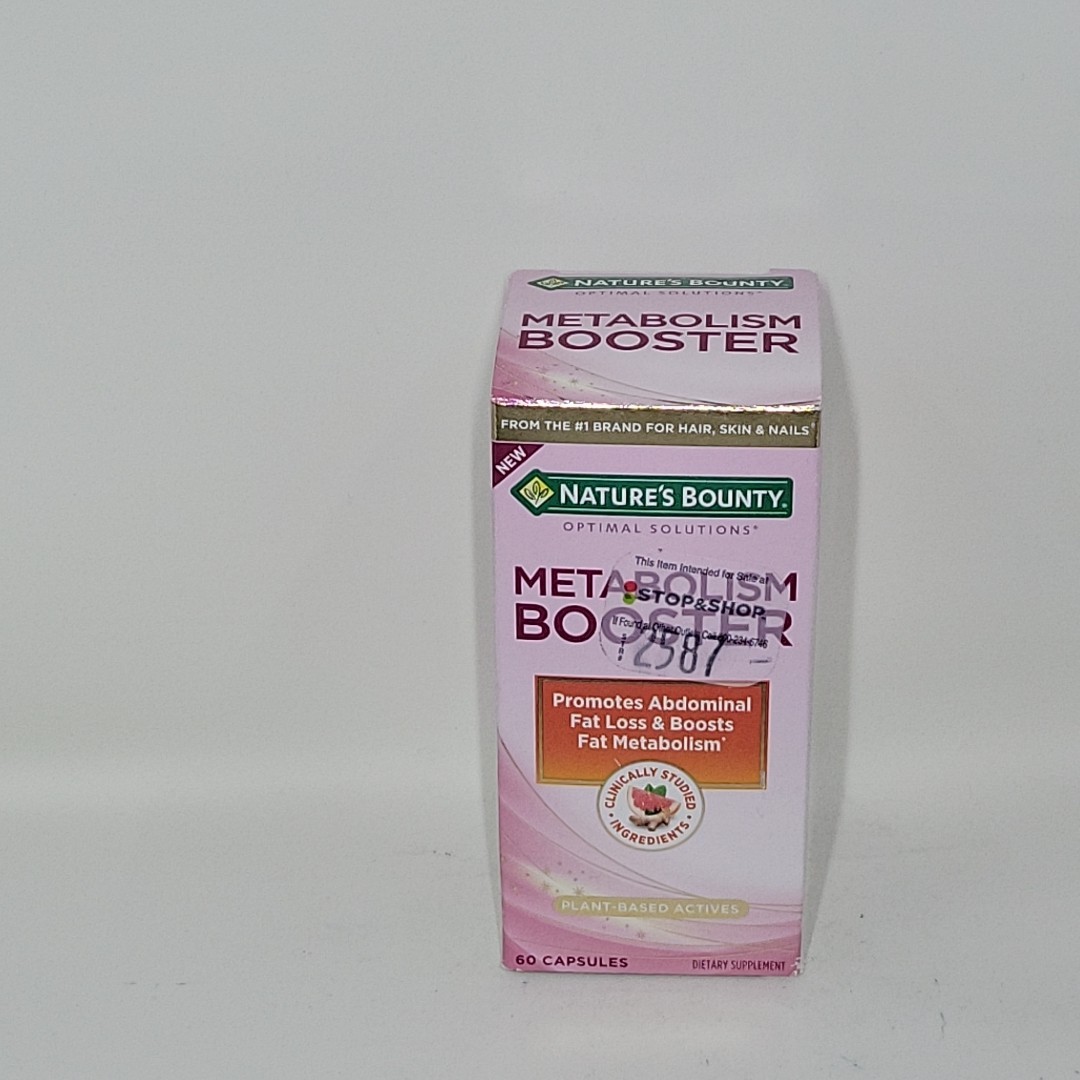 METABOLISM BOOSTER BY NATURE’S BOUNTY 60 Caps Exp: 9/2026