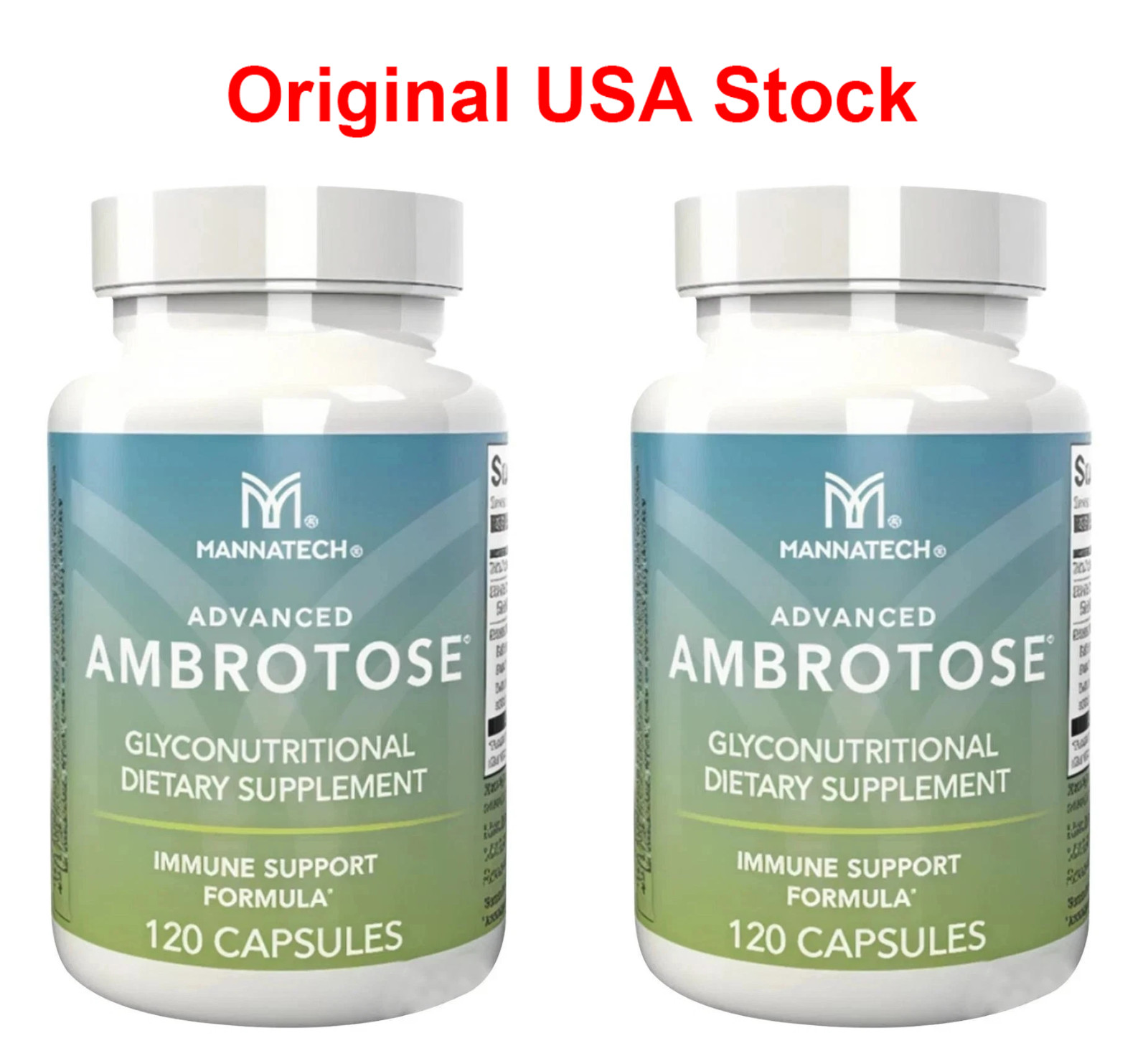 Mannatech Advanced Ambrotose Capsules 240 Count | EXP – 07/12/2027