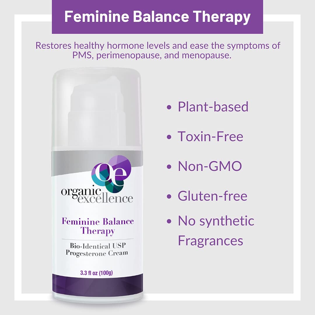 Organic Excellence Feminine Balance Wild Yam & 3.3 Fl Oz (Pack of 1), Default