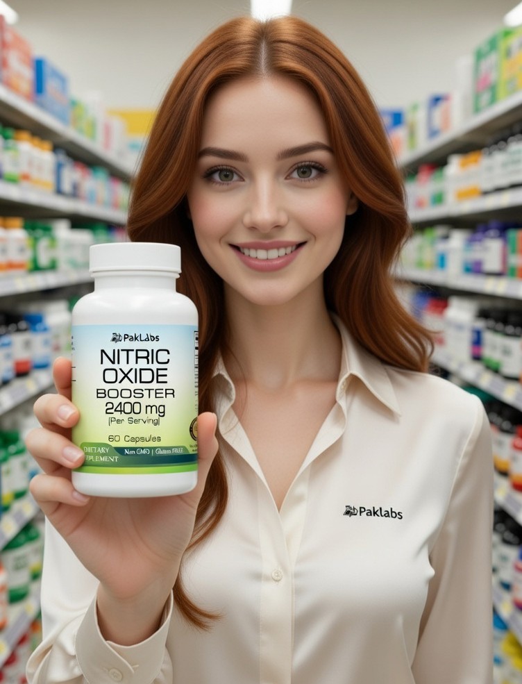 Nitric Oxide Booster 2400mg capsules serving – USA Deal.