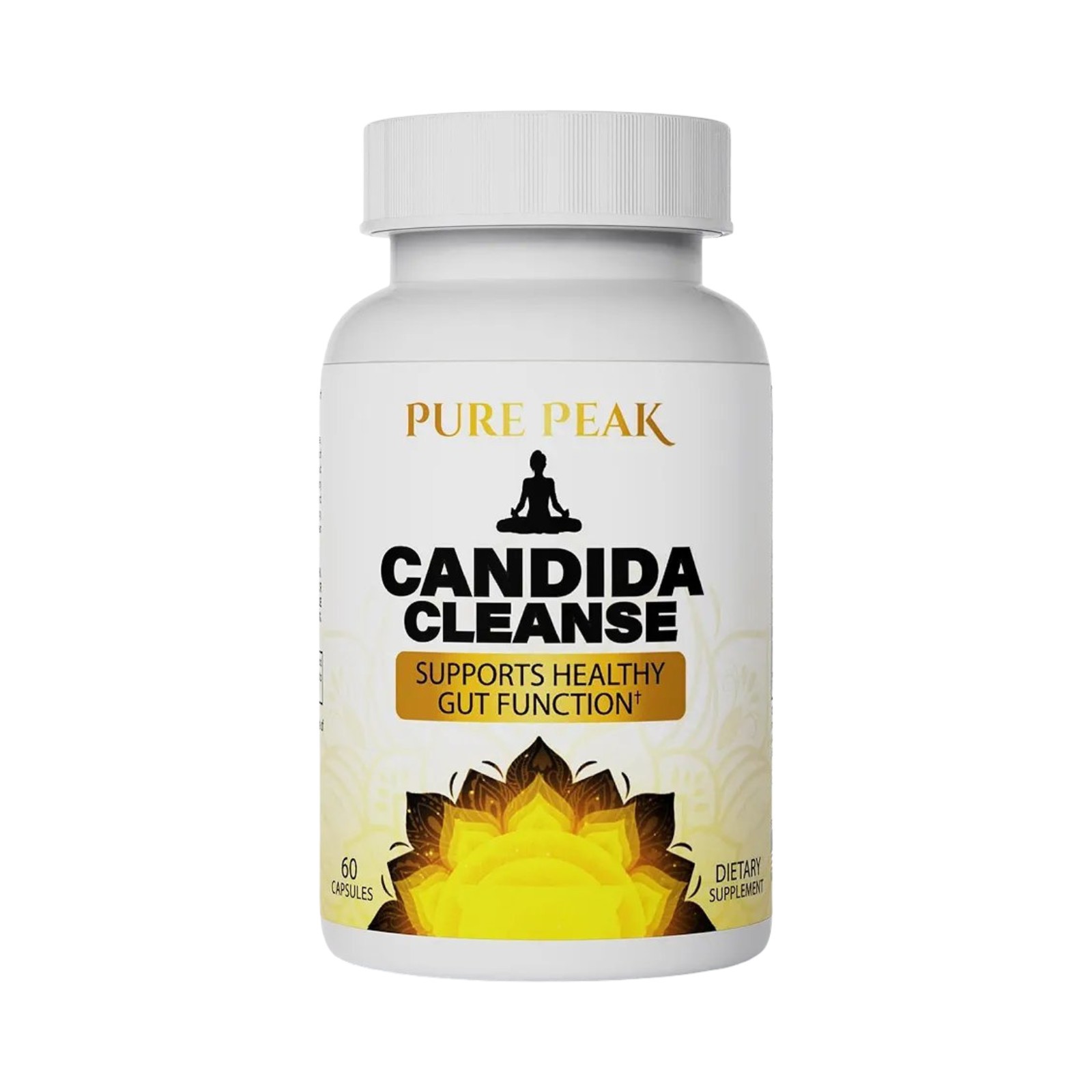 Pure Peak Candida Cleanse – Boost Gut & Colon Health – 60 Capsules