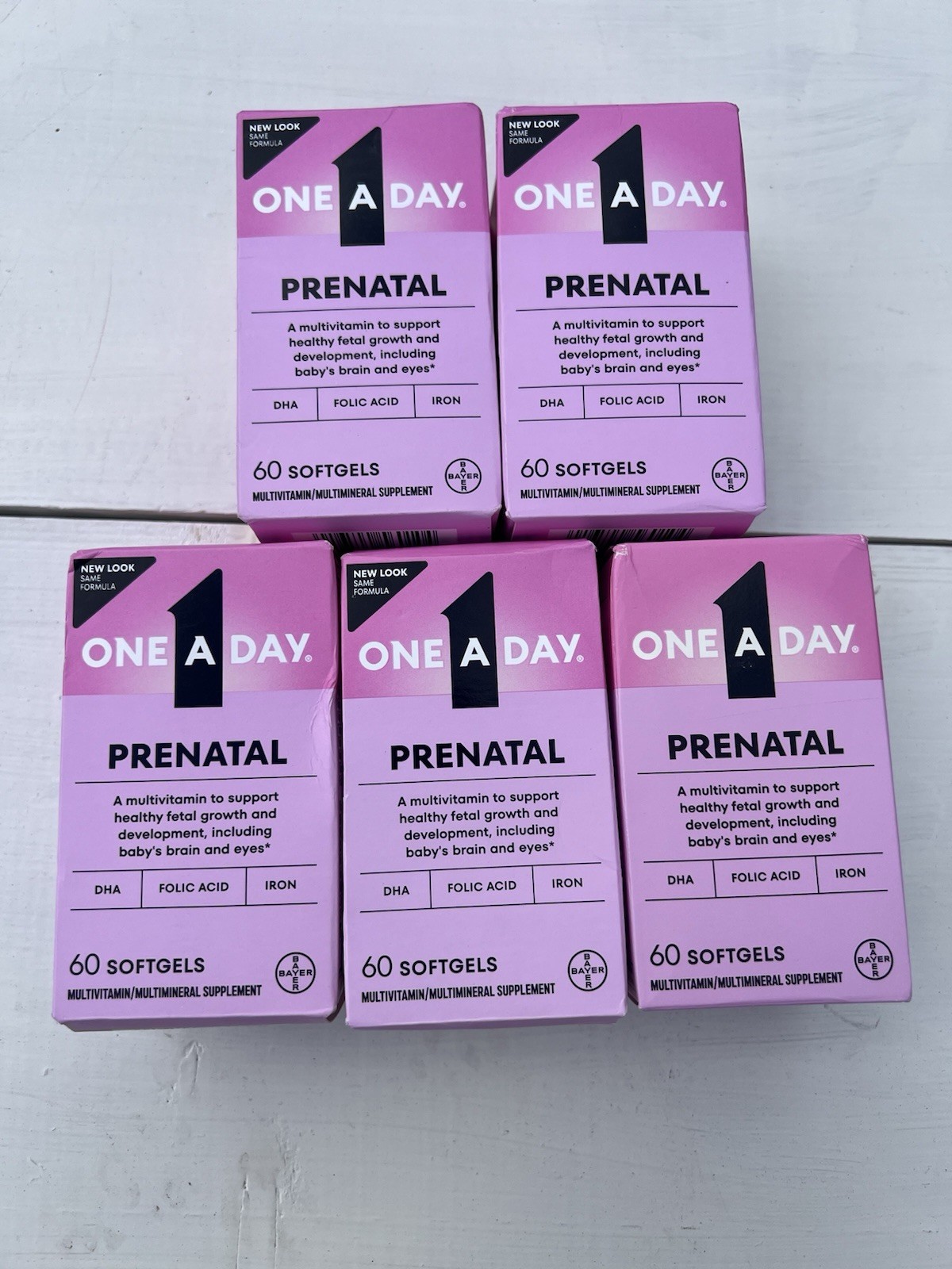 One a Day Prenatal Multivitamin Softgels, 60-Pack Of 5