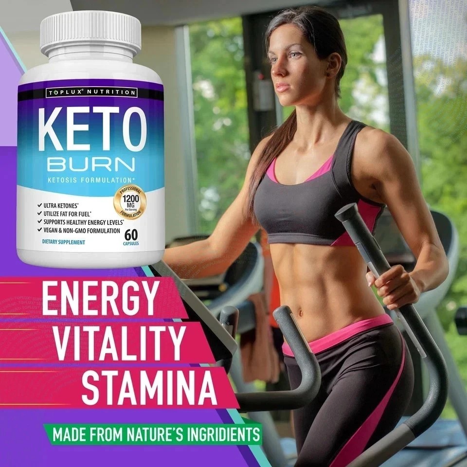 HOT-Toplux Keto Burn Pills Ketosis Weight Loss – 1200 Mg Ultra Advanced Natural