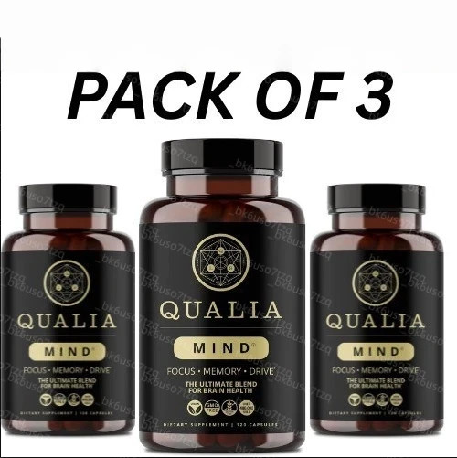 (3 Pack) Qualia Mind Brain 2.0 Supplement Nootropics – 120 Capsules – New