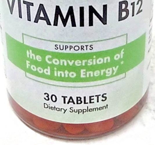 ( Lot 12 Bottles ) P.Choice Vitamin B12 ( 30-Tablets/Bottle=TOTAL 360-Tablet )