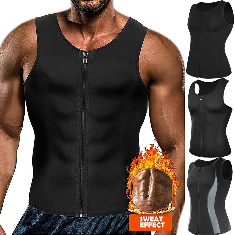 Gynecomastia Compress Tank Top Men Slim Body Shaper Vest Fat Burning Vest Shirt
