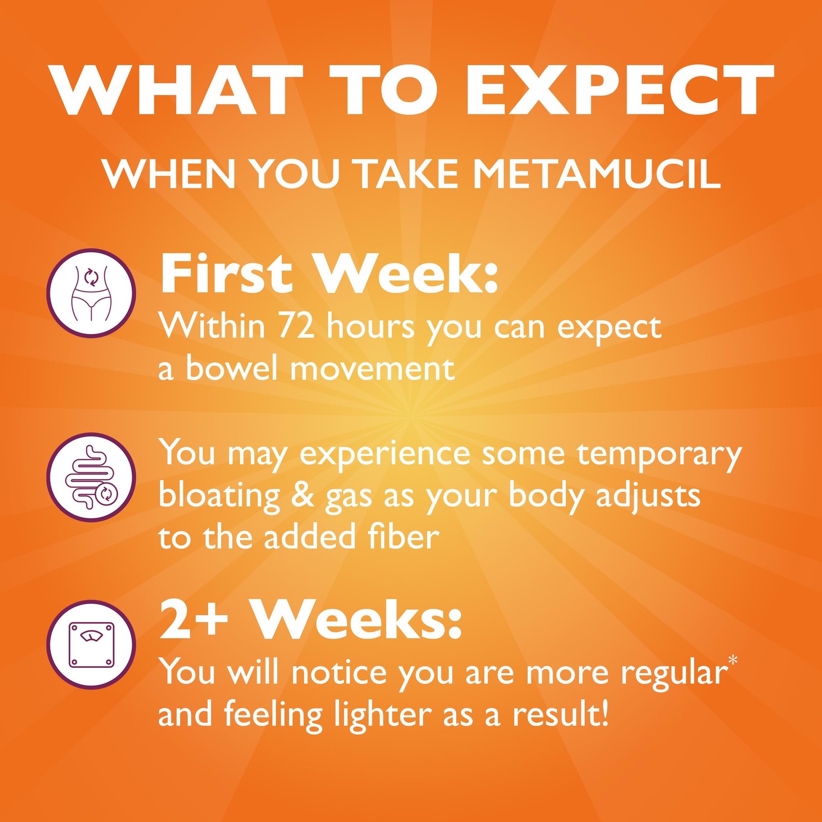 Metamucil 3-in-1 Fiber Capsules, Daily Psyllium Husk 300 Count (Pack of 1)
