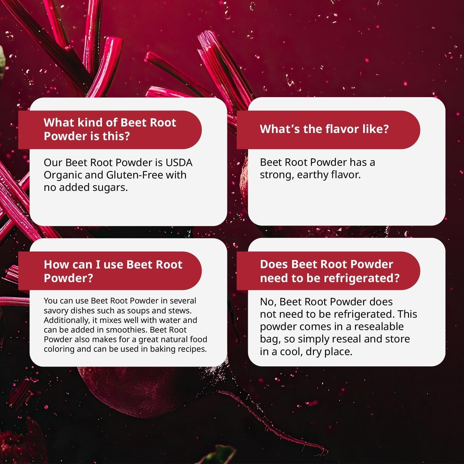 Nitric Oxide Organic Beet Root Powder Super Beets Superfood Supplement