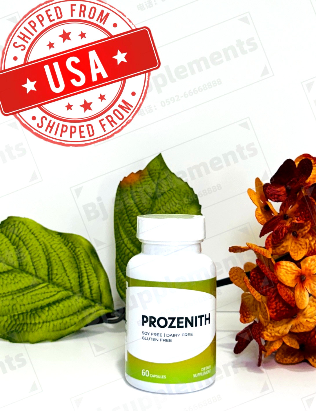 Fat Zinc Capsules Prozenith Soy Free |Dairy Free Gluten Free Enhance Immune NEW