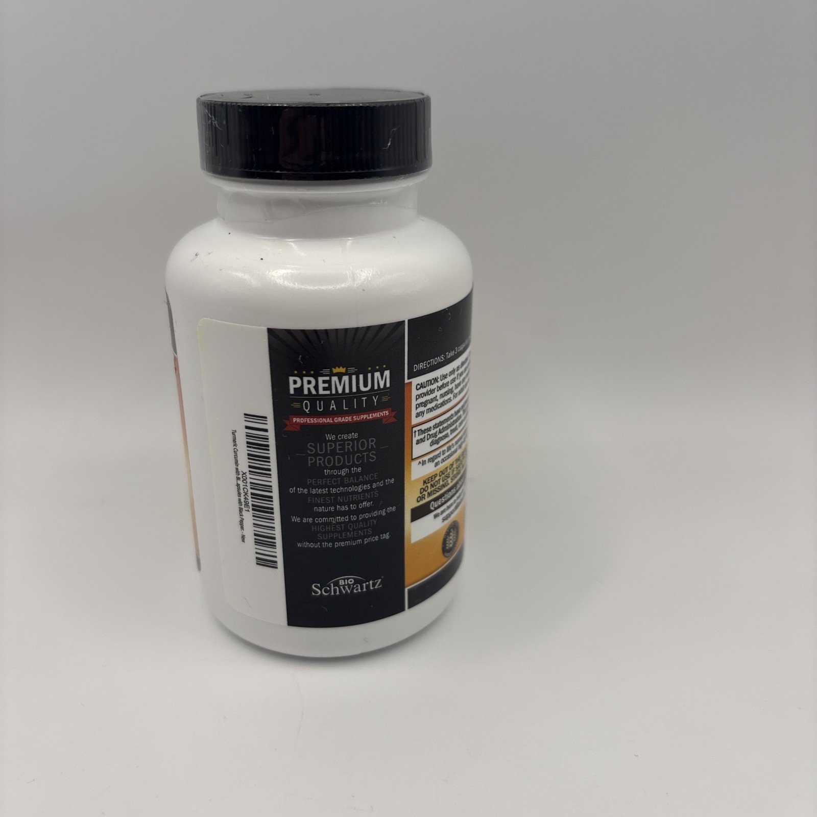 BioSchwartz Turmeric Curcumin 1500mg w/BioPerine, 180 Caps Exp 12/26
