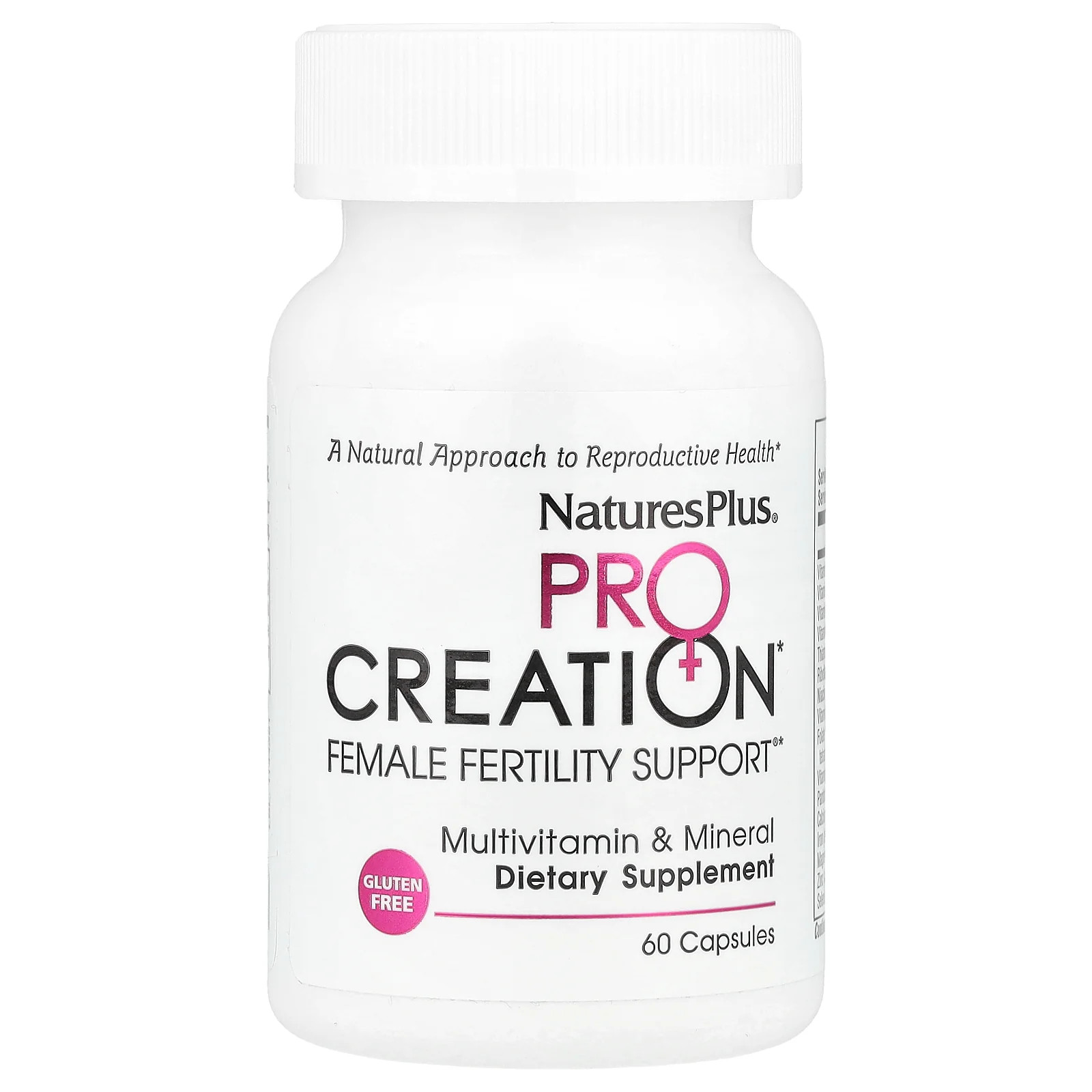 2 X NaturesPlus, ProCreation, Female Fertility Support, 60 Capsules