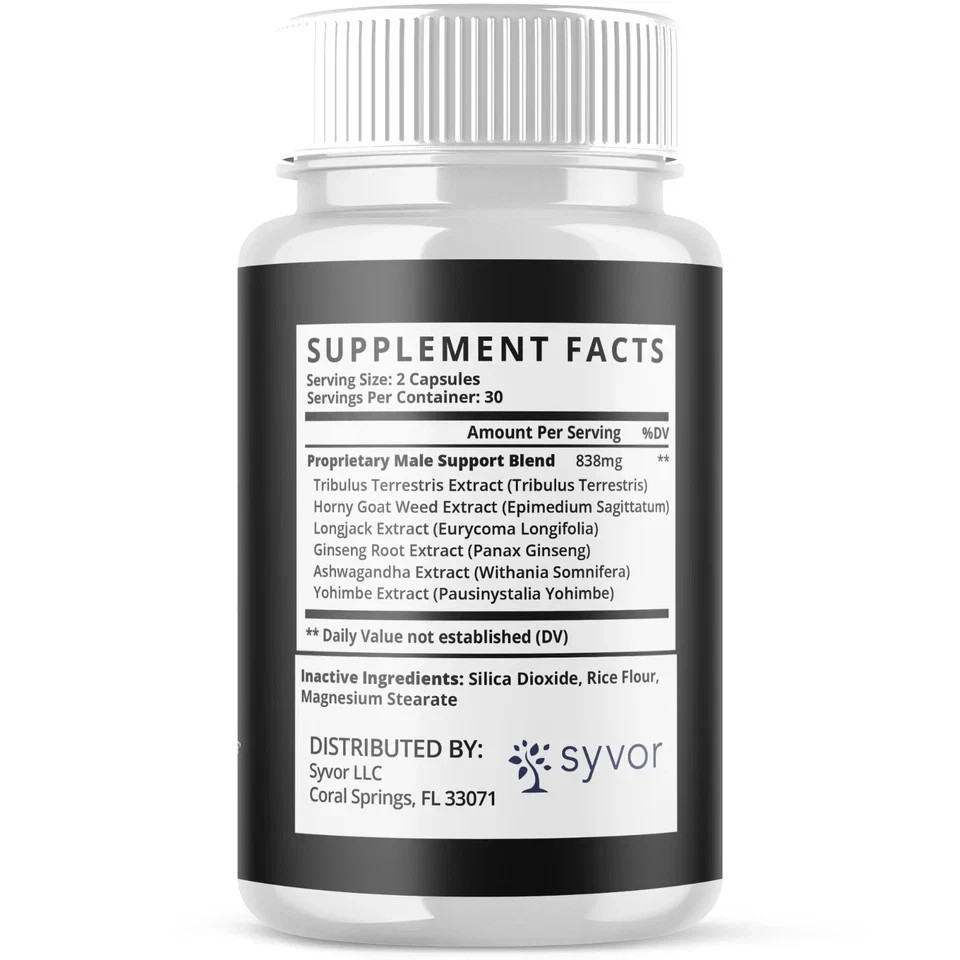 Iron Horse for Men Advanced Formula Vitamin Max Supplement 60 Capsules