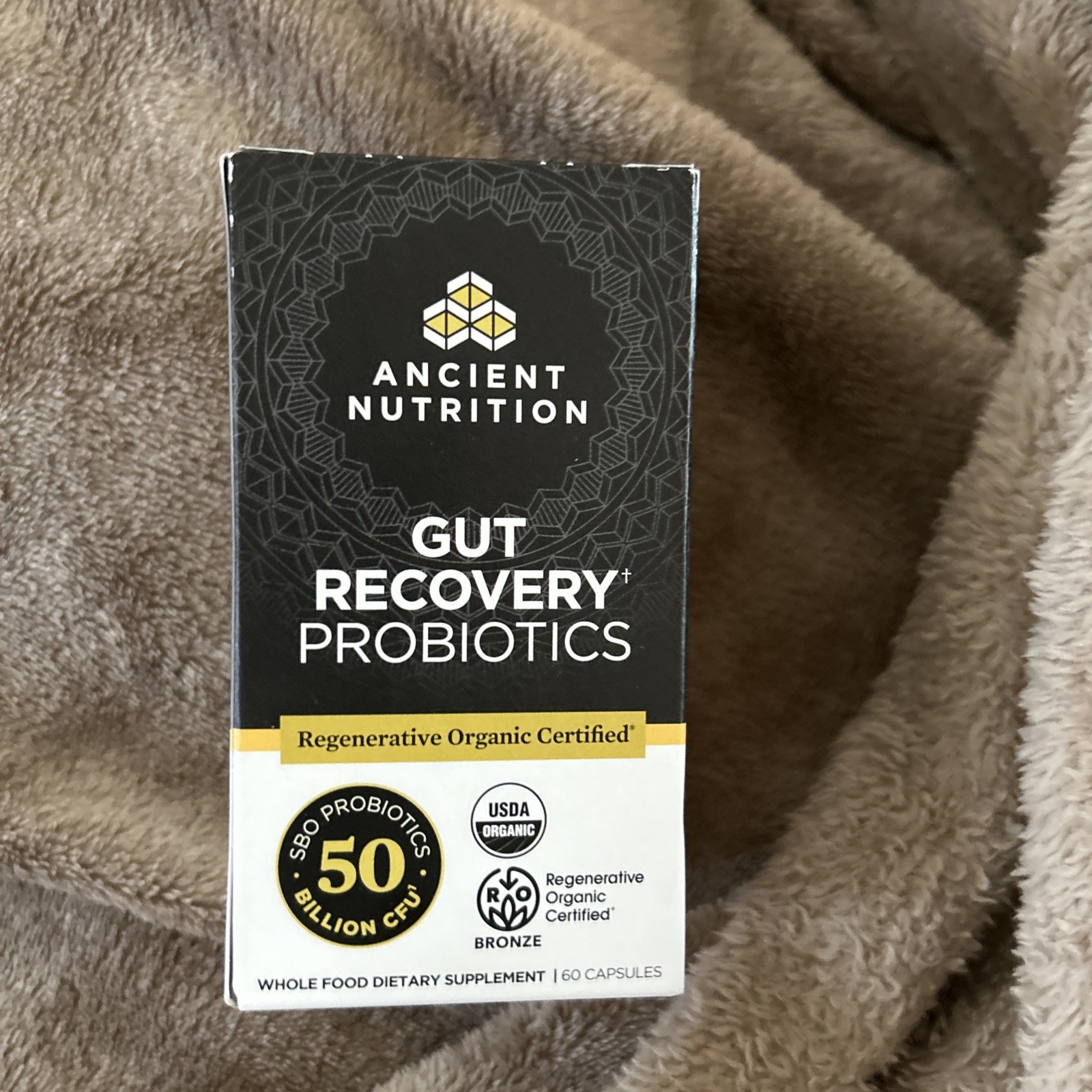 Ancient Nutrition Gut Recovery Probiotics 60 Capsules – New