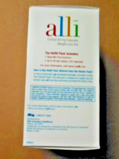 diet aid 60 mg A L L I Orlistat Weight Loss Aid Diet 120 Capsules EXP10/2027