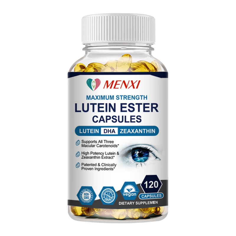 Eye Health Supplement Lutein and Zeaxanthin Support Vision Health, 120 Capsules