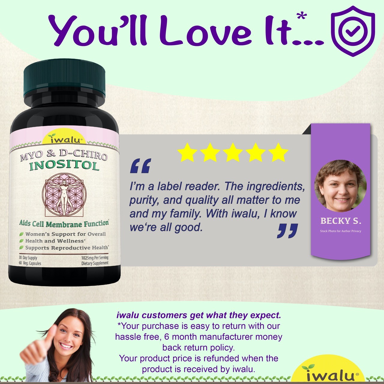 Best Inositol For Men, IWALU | *FREE SHIPPING* Same Day