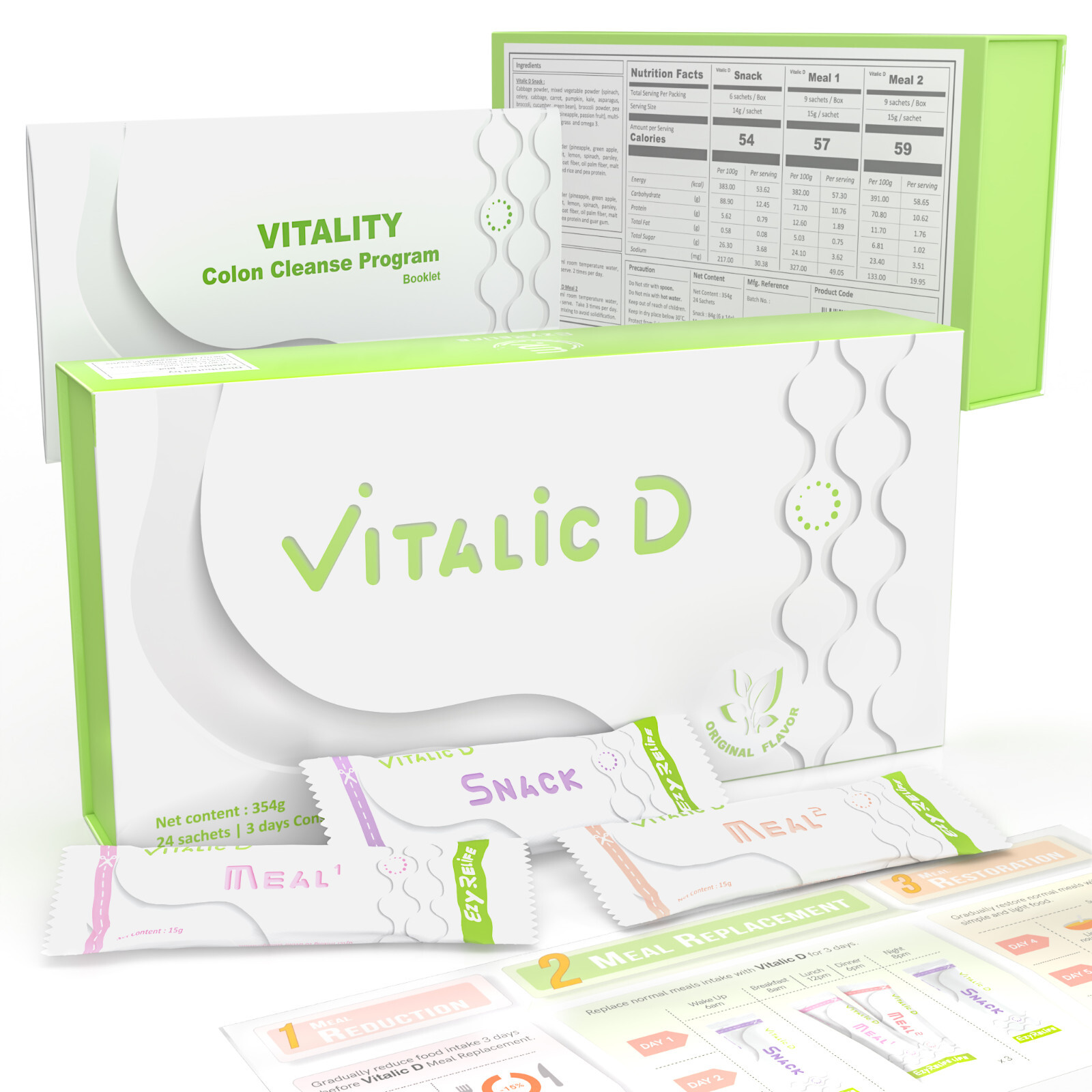 3-Day Deep Colon Cleanse Natural Detox to Remove Mucoid Plaque Relieve Bloating