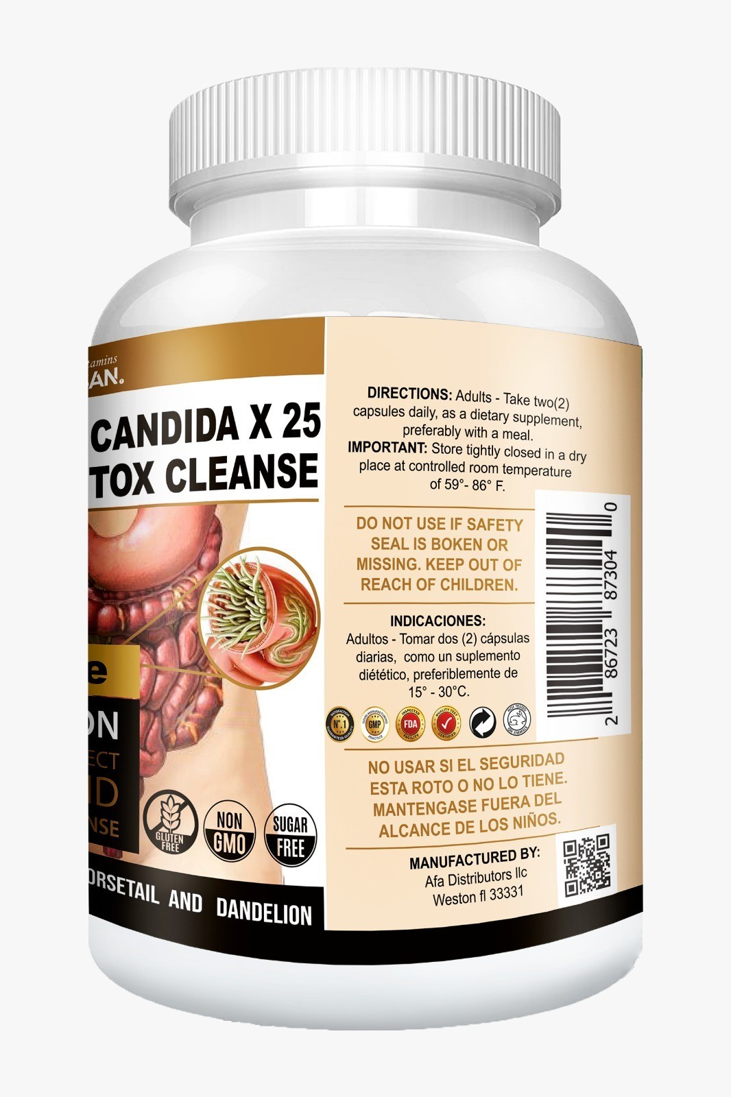 Intestinal Parasite Cleanse Detox Dietary Capsules Supports Digestion Free Ship