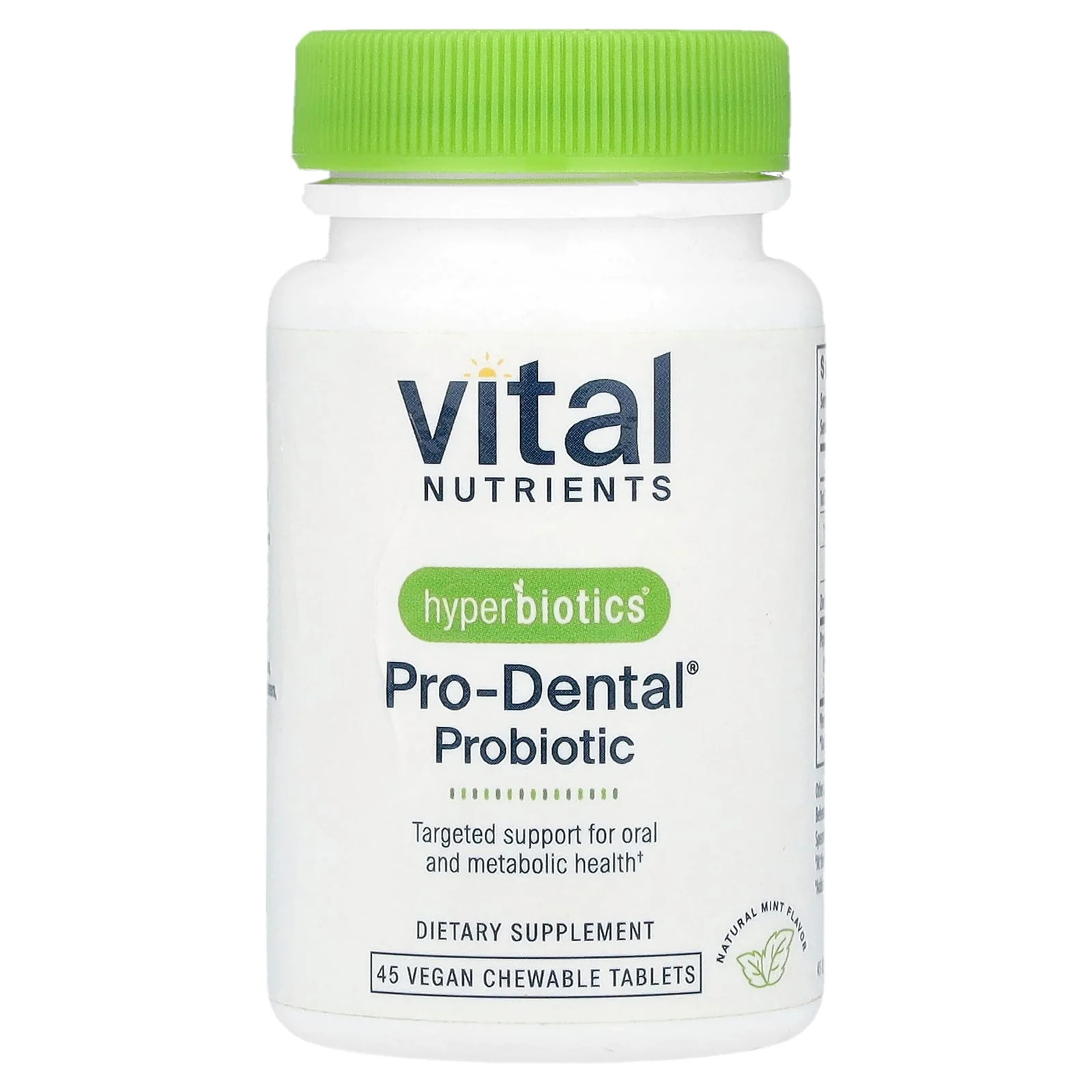2 X Vital Nutrients, Hyperbiotics�, Pro-Dental� Probiotic, Natural Mint, 45 Veg