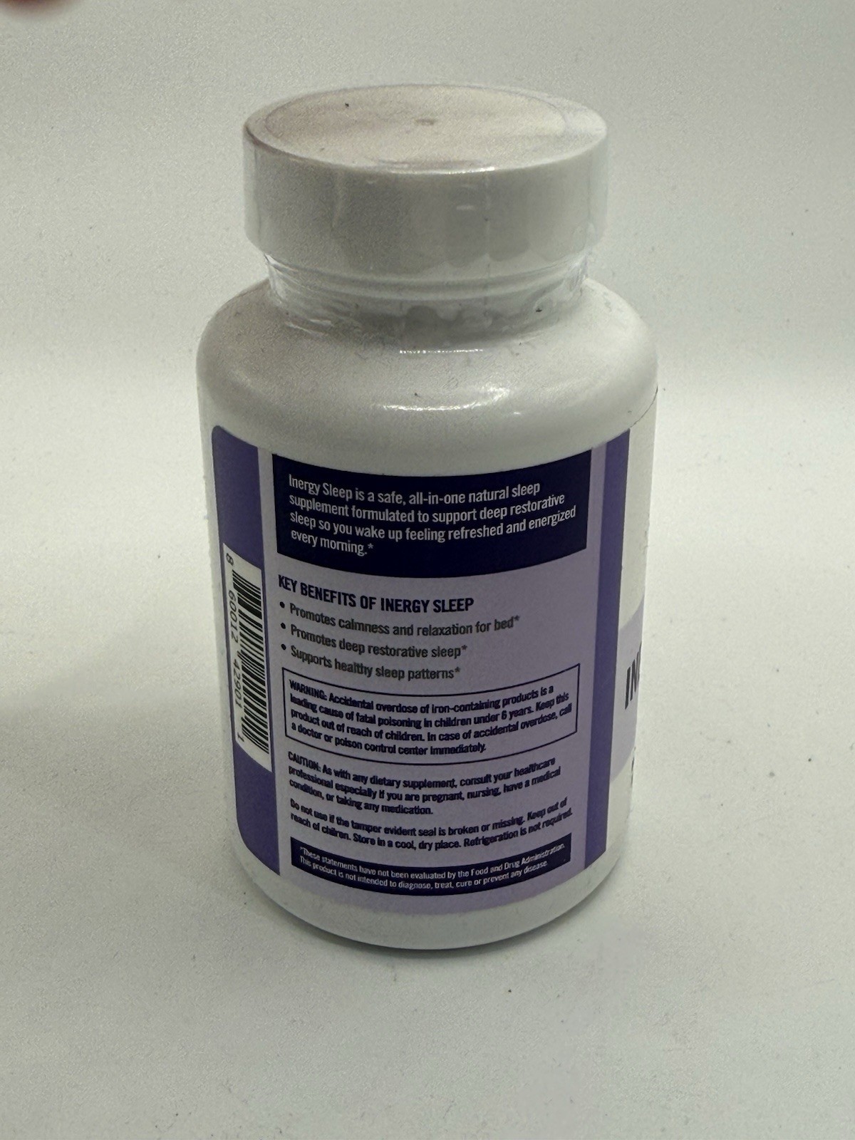 bb company inergy sleep with valerian root 30 caps
