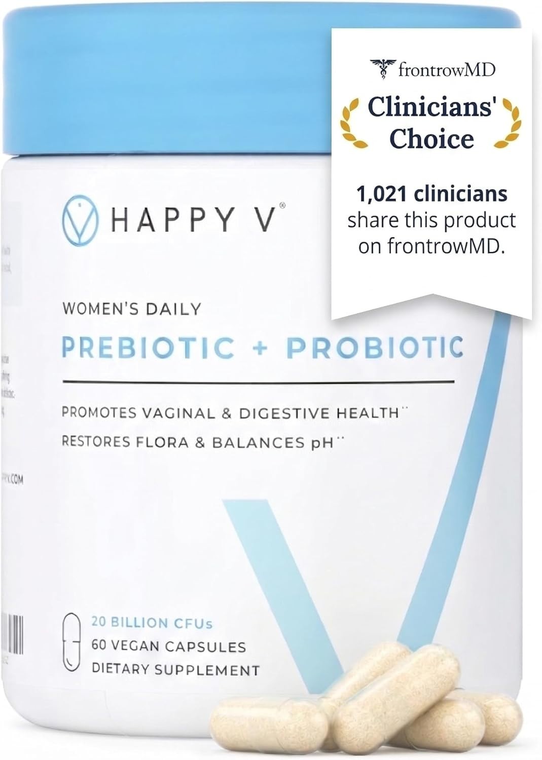 Vaginal Probiotics Womens Daily Probiotic Odor & Itch Support pH Balance