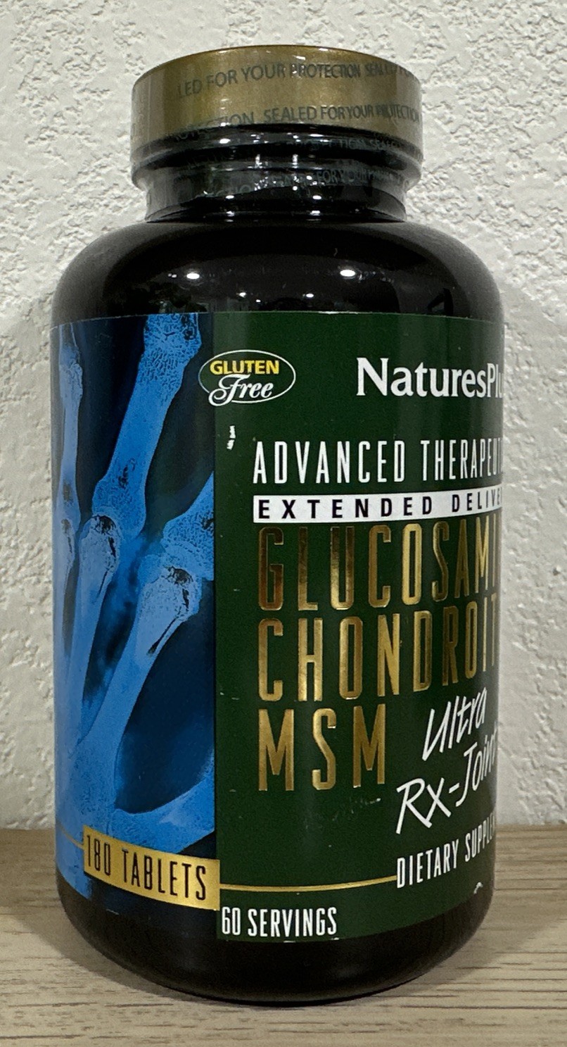 Nature’s Plus Glucosamine Chondroitin MSM Ultra Rx-Joint – 180 Tabs
