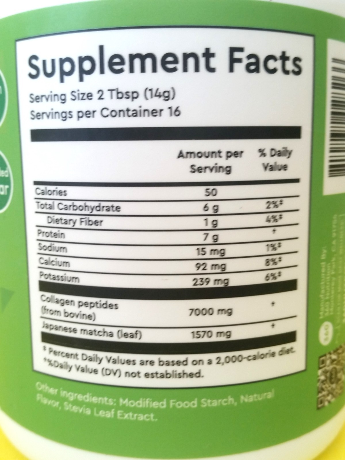 X3 SEALED) 360 NUTRITION collagen + matcha 7000 mg ORIGINAL (8 OZ) 2/27