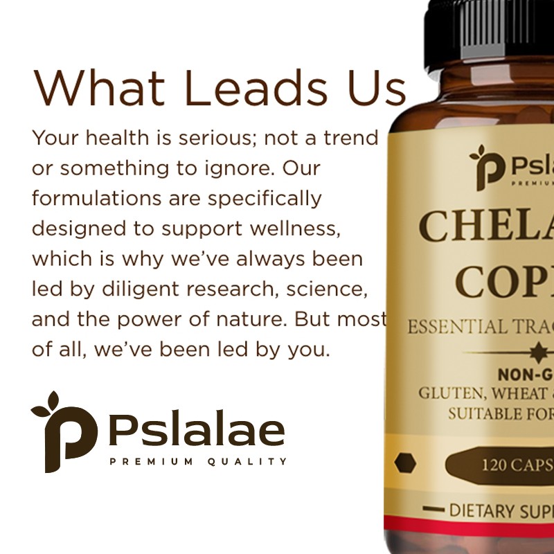 Chelated Copper Capsules – Bone, Skin, Heart Health, Immune and Thyroid Support
