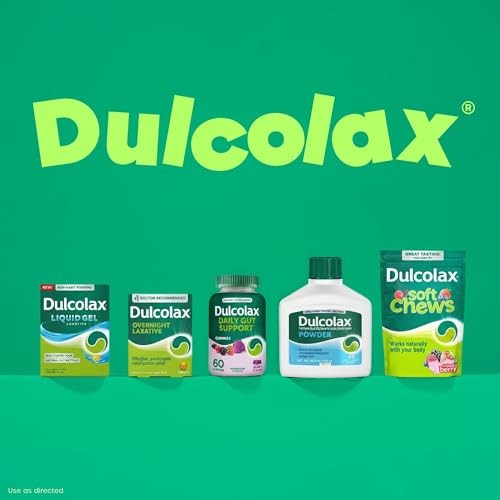 Dulcolax Daily Gut Support Gummies, Magnesium Formula, 60 Count