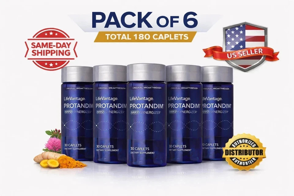 LifeVantage Protandim NRF2 Synergizer 180 Caplets –Pack of 6(180 Caplets) Sealed