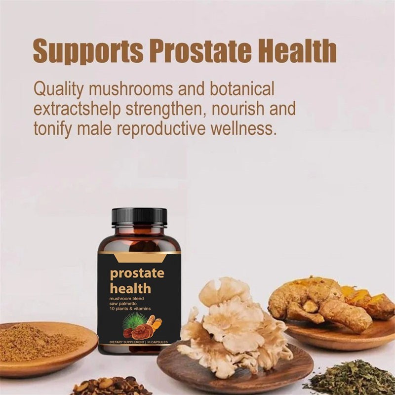 Prostate Health Capsules Support for Men’s Wellness plant-based Body-Care 90 Cap