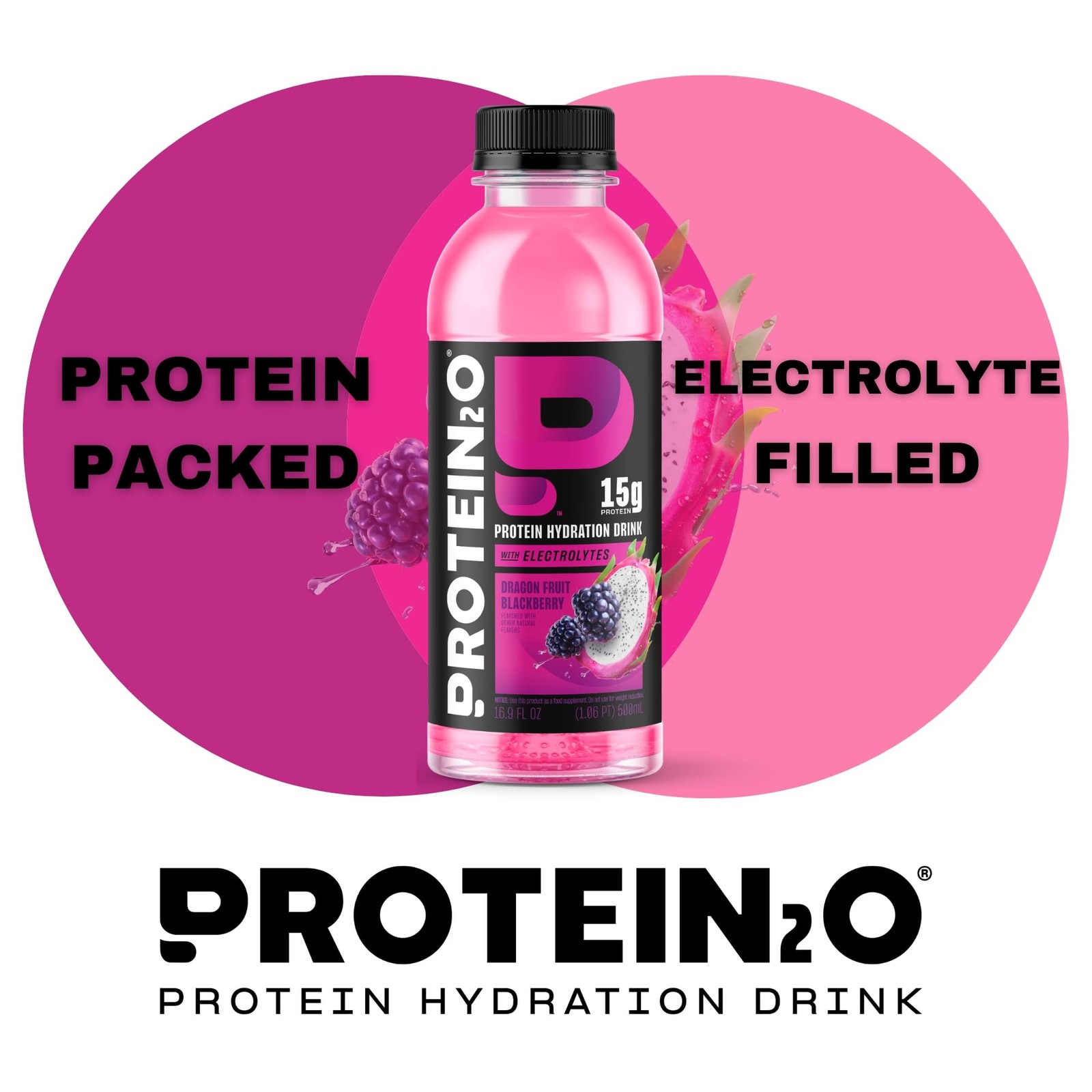 Protein2o 15g Whey Protein Isolate Hydration Drink Flavor Fusion 16.9 oz 12 …