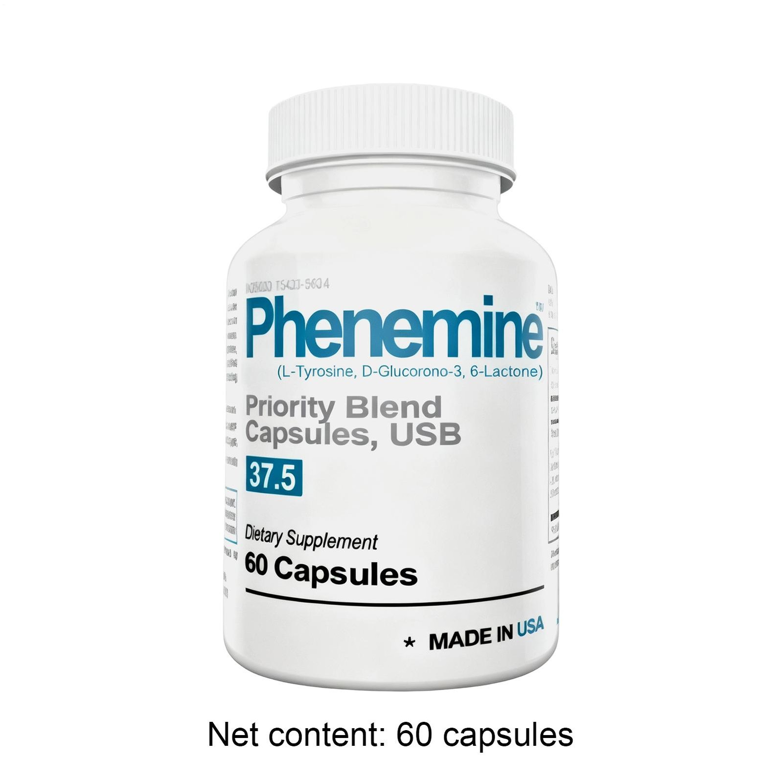 Phen 37.5 Strong Fat Burner Weight Loss Capsules 60 Capsules