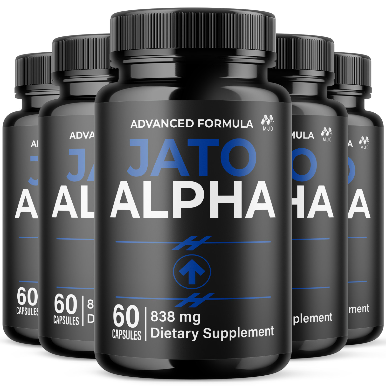 (5 Pack) Jato Alpha Advanced Male Health Support Formula JatoAlpha 300 Capsules