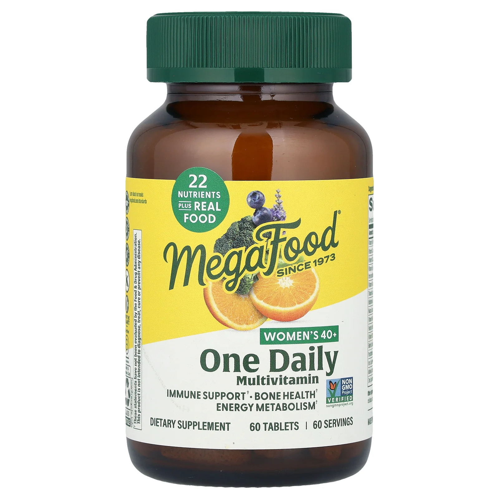 2 X MegaFood, Women’s 40+ One Daily Multivitamin, 60 Tablets